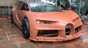 Agyag Bugatti Chiron
