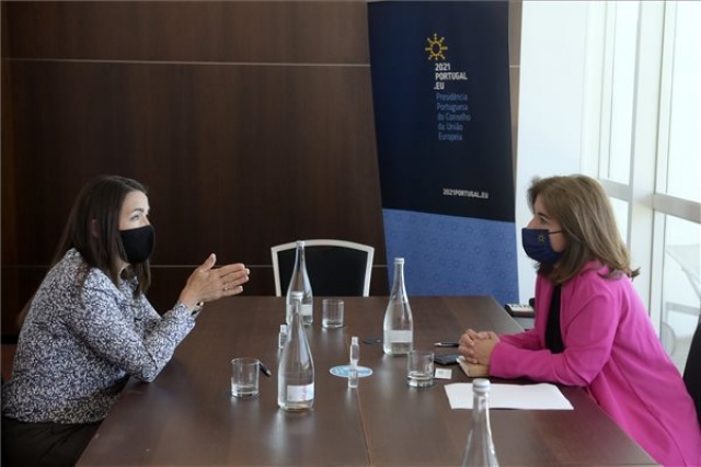 Novák Katalin a portugál munkaügyért, szolidaritásért és szociális biztonságért felelős miniszterrel tárgyalt Portóban