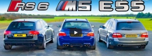 RS6 vs M5 vs E55 AMG