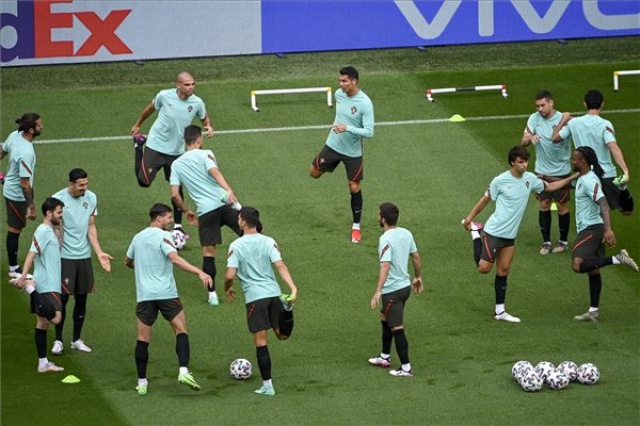 EURO-2020 - A portugál válogatott edzése