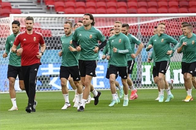 EURO-2020 - A magyar válogatott edzése