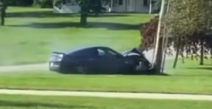 Ford Mustang burnout