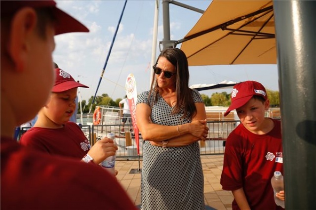 Novák Katalin ellátogatott a zánkai Erzsébet-táborba