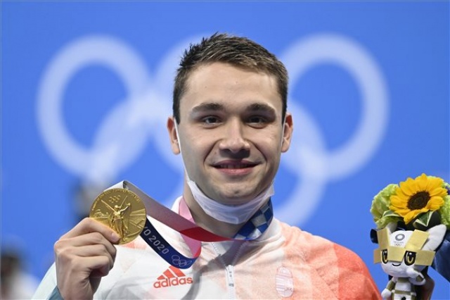 Tokió 2020 - Milák Kristóf olimpiai bajnok 200 méter pillangón