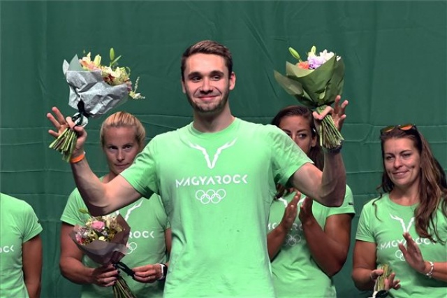 Tokió 2020 - A magyar olimpiai csapat ünnepélyes fogadása Budapesten