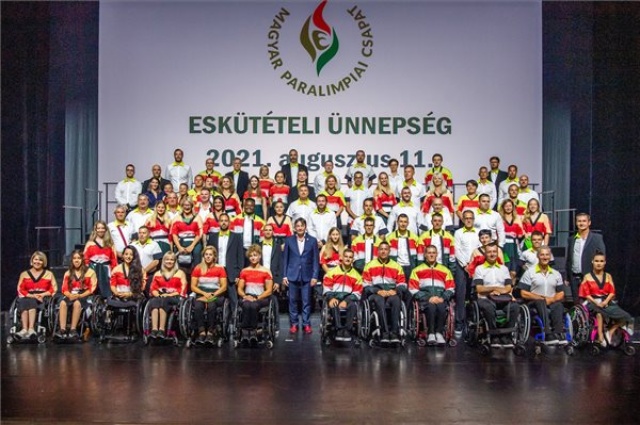 Paralimpia 2020 - Letették az esküt a magyar csapat tagjai