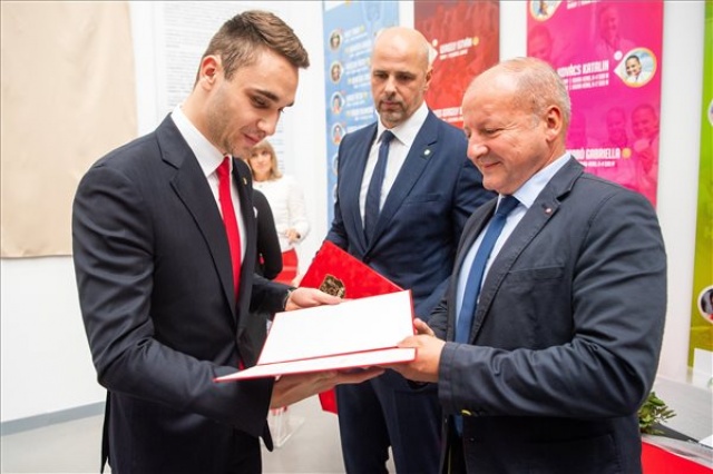 A Budapesti Honvéd köszöntötte a tokiói olimpián és paralimpián szerepelt sportolóit