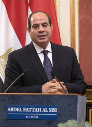 Áder János fogadta az egyiptomi elnököt