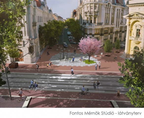 Széchenyi tér látványterv