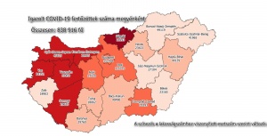 Koronavírus térkép - 2021.10.20.