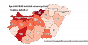 Koronavírus térkép - 2021.10.28.