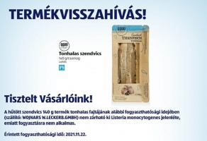 Tonhalas szendvics Aldi