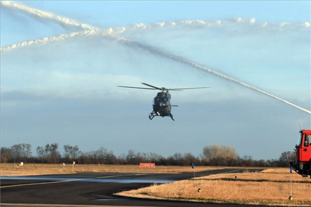 Megérkezett az utolsó H145M típusú helikopter is Szolnokra