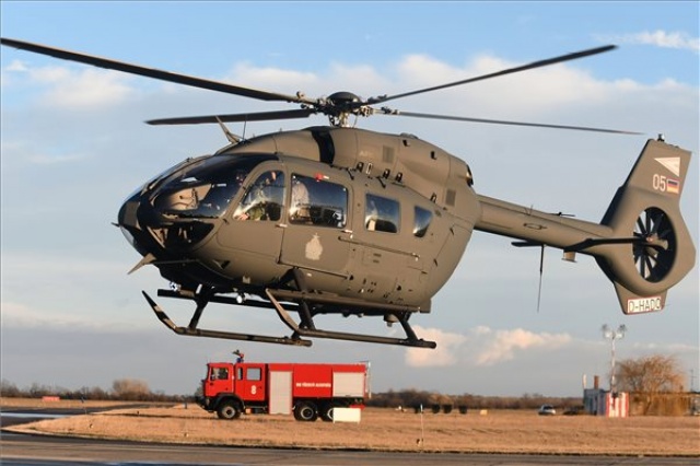 Megérkezett az utolsó H145M típusú helikopter is Szolnokra