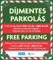 SZEPARK ingyenes parkolás