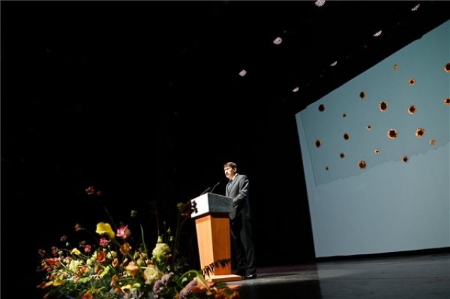 Áder János diplomatákat fogadott a Müpában