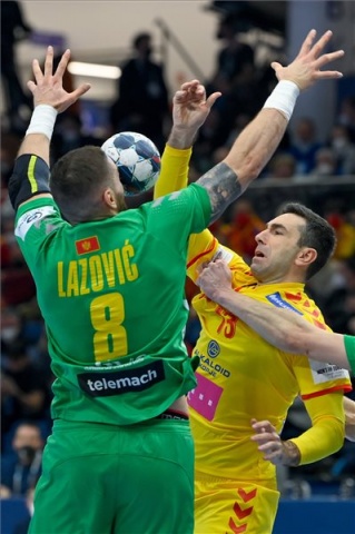 Kézilabda Eb - Észak-Macedónia - Montenegró 