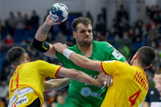 Kézilabda Eb - Észak-Macedónia - Montenegró 