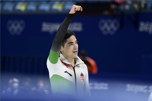 Peking 2022 - Gyorskorcsolya - Liu Shaoang olimpiai bajnok 500 méteren 