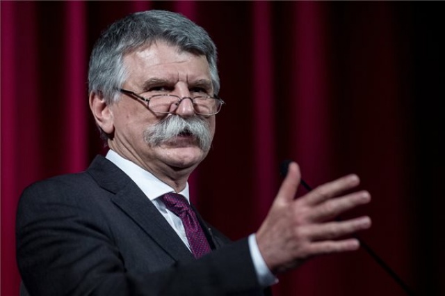 Választás 2022 - Kövér László a Fidesz-KDNP kampánynyitó rendezvényén Kiskunhalason