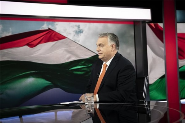Orbán Viktor interjút adott az M1 aktuális csatornának