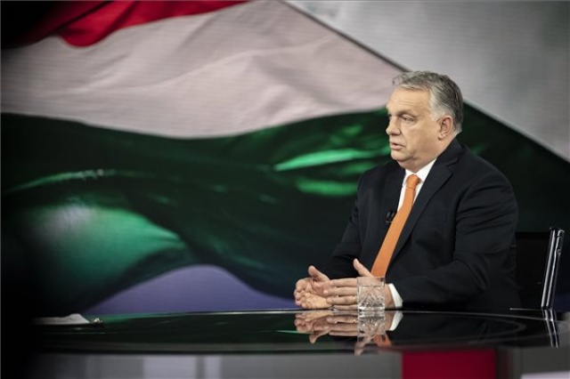 Orbán Viktor interjút adott az M1 aktuális csatornának