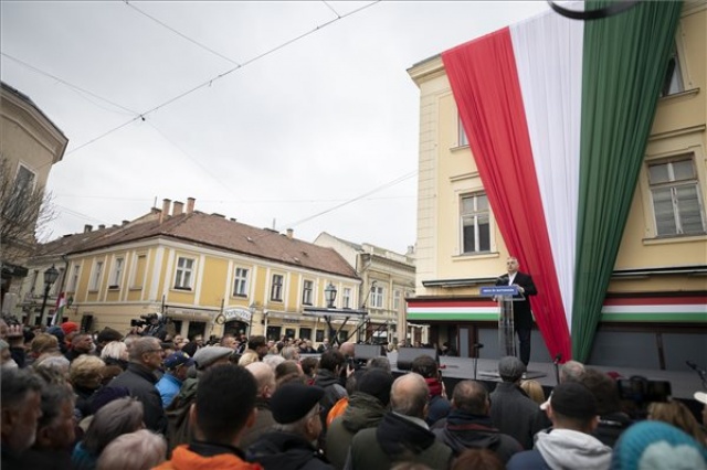 Választás 2022 - Orbán Viktor Székesfehérváron 
