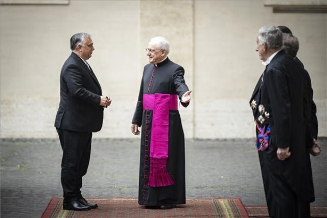 Orbán Viktor hivatalos látogatása a Vatikánban
