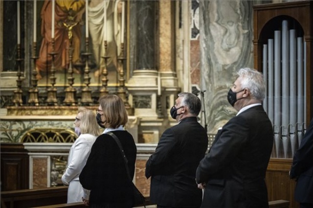 Orbán Viktor hivatalos látogatása a Vatikánban