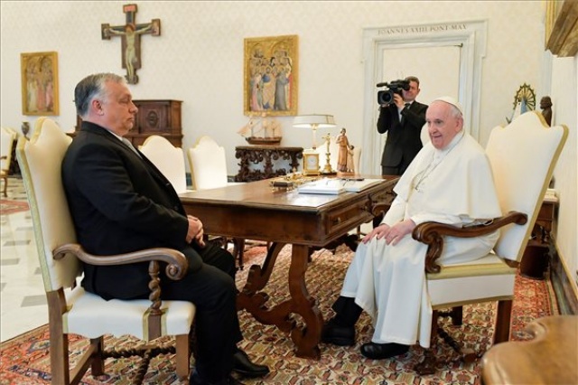 Orbán Viktor hivatalos látogatása a Vatikánban