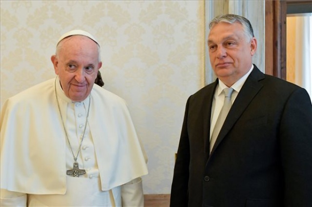 Orbán Viktor hivatalos látogatása a Vatikánban