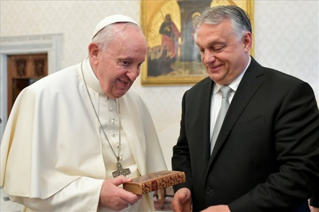 Orbán Viktor hivatalos látogatása a Vatikánban
