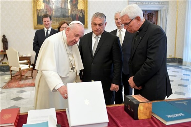 Orbán Viktor hivatalos látogatása a Vatikánban
