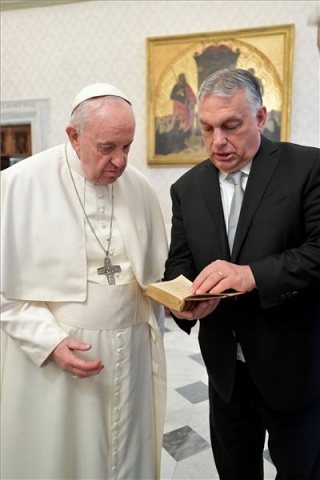 Orbán Viktor hivatalos látogatása a Vatikánban