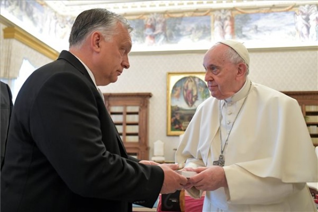 Orbán Viktor hivatalos látogatása a Vatikánban