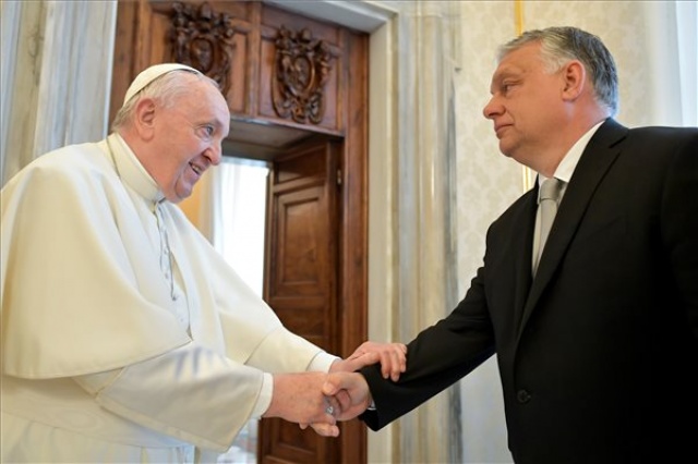 Orbán Viktor hivatalos látogatása a Vatikánban