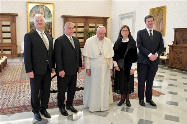 Orbán Viktor hivatalos látogatása a Vatikánban