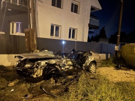 Mentőautó baleset Csepel