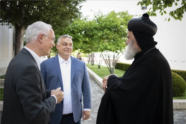 Orbán Viktor találkozója a szír pátriárkával