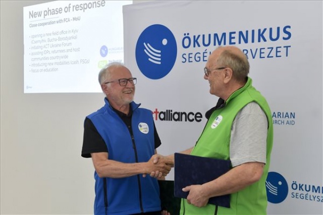 Ukrajnai háború - Együttműködési megállapodást kötött az Ökumenikus Segélyszervezet és a Finn Church Aid