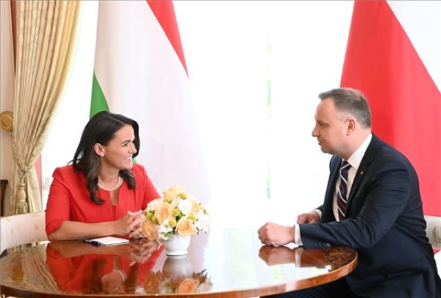 Novák Katalin látogatása Varsóban