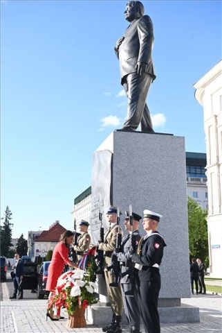 Novák Katalin látogatása Varsóban