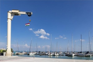 Megnyílt a Balaton legújabb kikötője, a Kékszalag Port Balatonfüreden