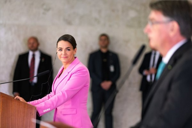 Novák Katalin Brazíliában