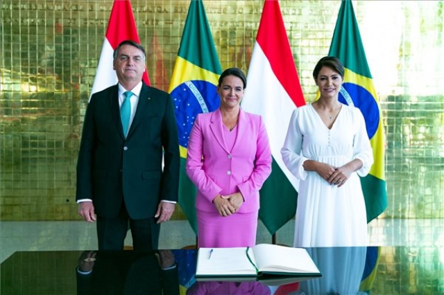 Novák Katalin Brazíliában