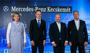 400 milliárd forintos gigaberuházás keretében új gyártósorokat telepít Kecskemétre a Mercedes