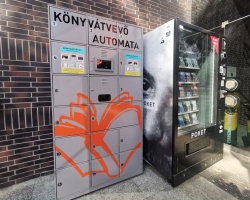 Somogyi-könyvtár könyvátvevő automata