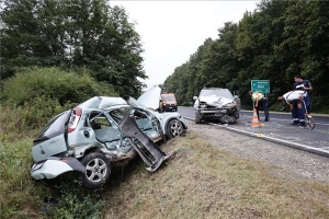 Halálos baleset a 61-es főúton Nagykanizsánál