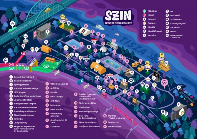 SZIN 2022 fellépők
