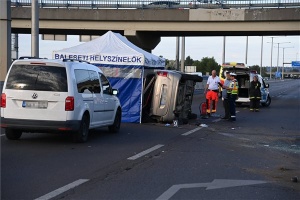 Halálos baleset miatt lezárták az M3-ast a fővárosból kivezető szakaszon